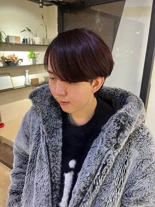 ショート カラー メンズ いぶ /札幌美容師のヘアスタイル