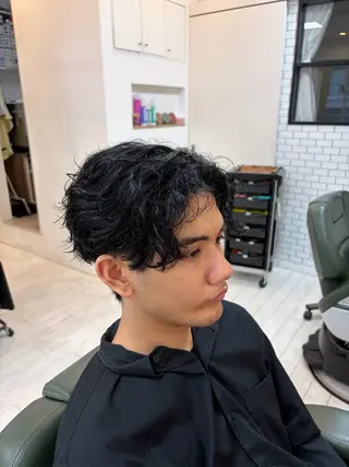 カラー パーマ メンズ men'sヤマカワ /【琉生】のヘアスタイル