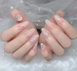 ネイル 🎀PG🩵 ネイルサロンのネイルデザイン