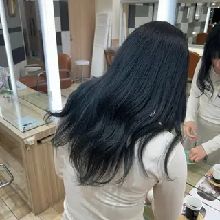 ロング カラー 柔らかい縮毛矯正 Yu🫧銀座🩶のヘアスタイル