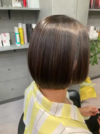 ショート 髪質改善☺︎縮毛矯正 ふじい まりんのヘアスタイル