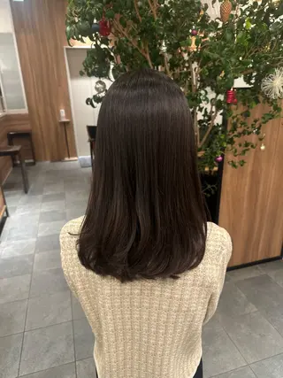 セミロング カラー 池見 円花🌷のヘアスタイル