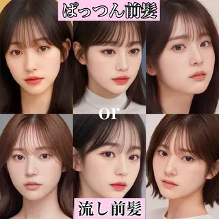 ミディアム 映える顔まわり/前髪 特化 💗 ユキマのヘアスタイル