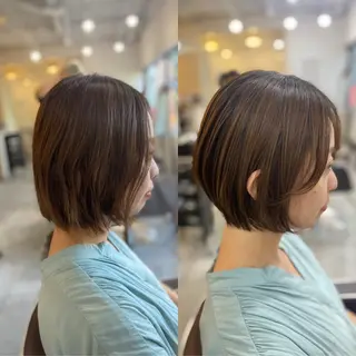 ショート ルシエル縮毛矯正 髪質改善/ayaのヘアスタイル