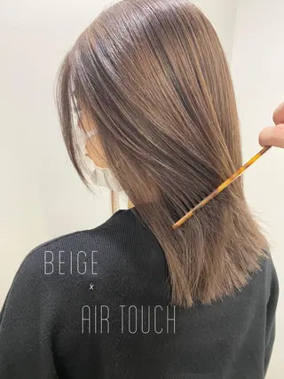 ロング カラー レイヤーカット 赤み消し　店長/大和のヘアスタイル