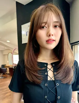 ロング カラー 似合わせレイヤー 🇰🇷荒木洋文のヘアスタイル
