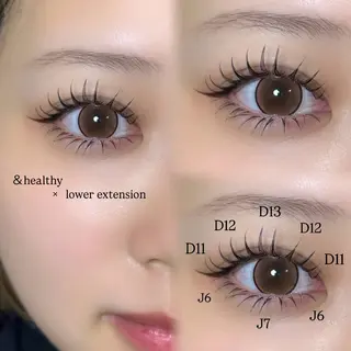 マツエク・マツパ ramu⚡️アンドヘ ルシー パリエク💞のマツエク・マツパデザイン