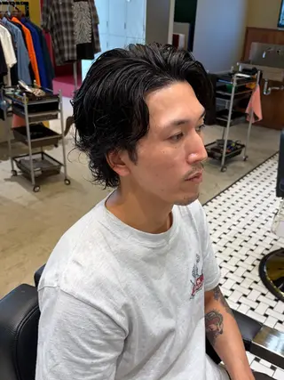 パーマ メンズ 平林 陽仁のヘアスタイル