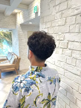 パーマ メンズ 堀江美容室 千晶のヘアスタイル