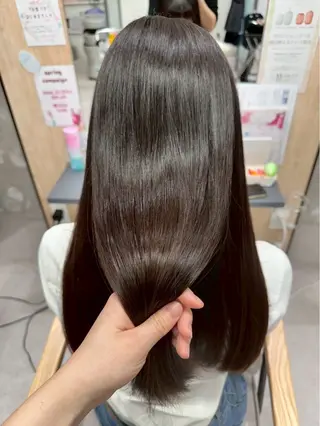ロング ショート/透明感/ 髪質改善/chinaのヘアスタイル
