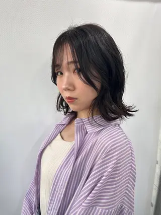 ミディアム Endearing 🌟銀座のヘアスタイル
