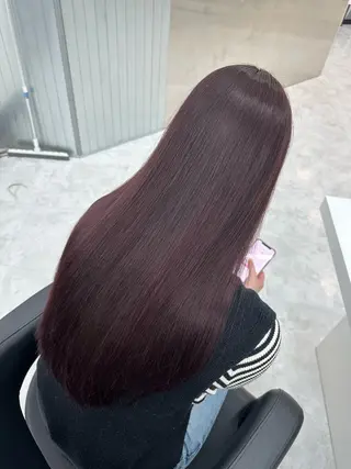 ロング rio🧚🏻‍♀️ 暖色/グレージュのヘアスタイル