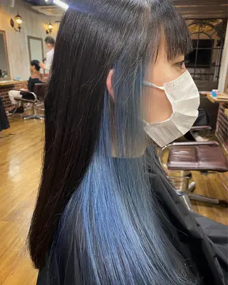 セミロング 大久保寿高✨ なりたい色を叶える✨のヘアスタイル