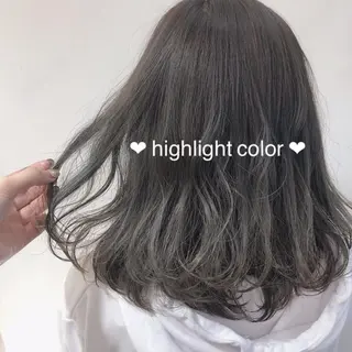 セミロング カラー beauty   beast 西新店のヘアスタイル