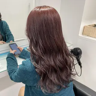 セミロング 🎀愛されピンク ラベンダー💜ゆいのヘアスタイル