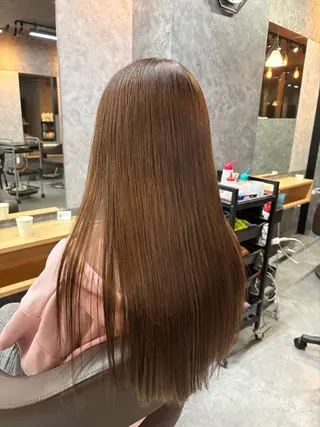 ロング カラー 島田 叶夢のヘアスタイル