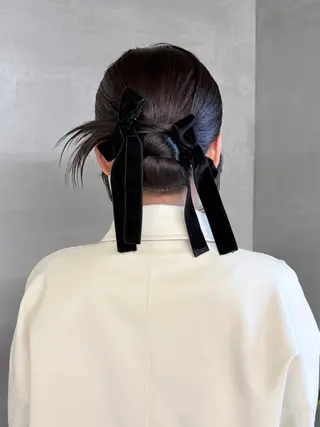セミロング ヘアアレンジ いとう まいこのヘアスタイル