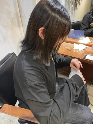 ミディアム カラー パーマ ヘアアレンジ マツエク・マツパ アイブロウ テラ mimi.のマツエク・マツパデザイン