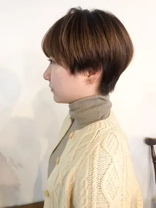 ショート カラー ダメージレスサロン✨ kayo🌱のヘアスタイル
