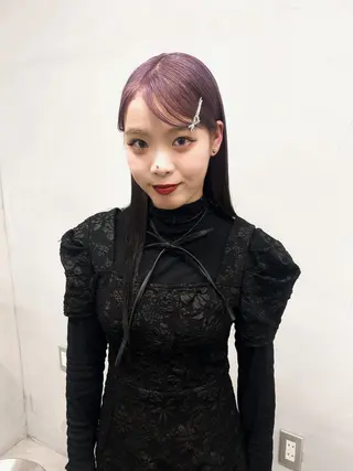ロング カラー ヘアアレンジ HERMITAGE/ chihiroのヘアスタイル