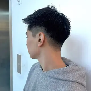 ショート カラー パーマ メンズ 朝楽メンズパーマ 🥇メンズカット吉田のヘアスタイル