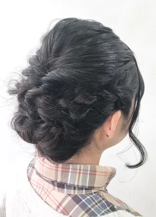 ヘアアレンジ 最高級エクステ /羽エクステ白石宇由のヘアスタイル