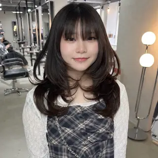 ロング 韓国レイヤー🇰🇷 艶髪💎renのヘアスタイル