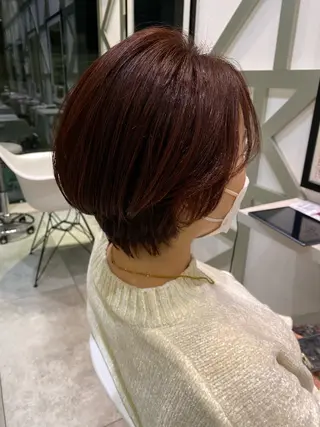 ショート 小倉 沙織のヘアスタイル