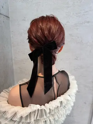 ヘアアレンジ はやしほのか| ヘアセット×カラーのヘアスタイル