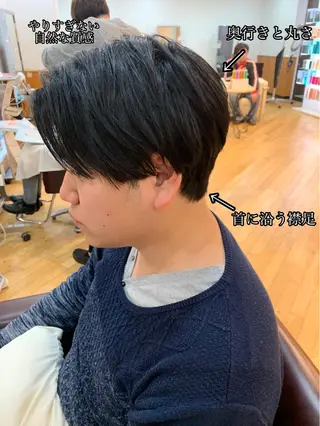 ショート カラー ヘアアレンジ メンズ メンズスタイル ly本厚木のヘアスタイル
