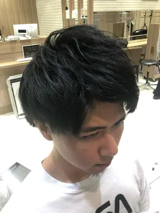 ショート ヘアアレンジ メンズ メンズパーマ特化/ メッシュ/薫/店長のヘアスタイル
