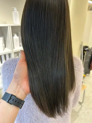 セミロング カラー 🩰ニシムラヒカリ 半個室salon♡*のヘアスタイル