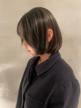 ミディアム ブリーチ✧︎デザイン ゆうのヘアスタイル