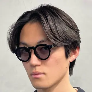 ミディアム パーマ ヘアアレンジ メンズ fifth 石川 凪のヘアスタイル