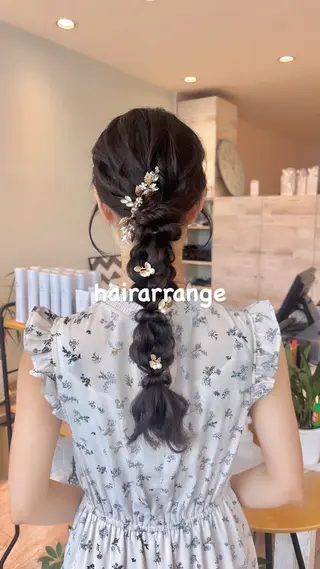 ヘアアレンジ メンズカットパーマ/ ヘアセット🎀Amiのヘアスタイル