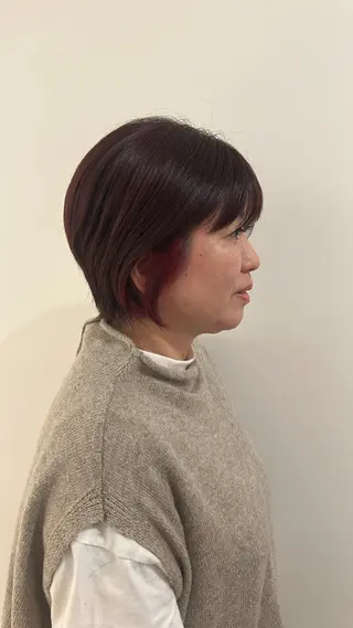 ショート 山本 夏樹のヘアスタイル