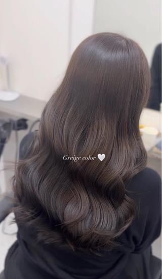 ロング カラー レイヤー透明感カラー ブリーチ🎀オトハのヘアスタイル