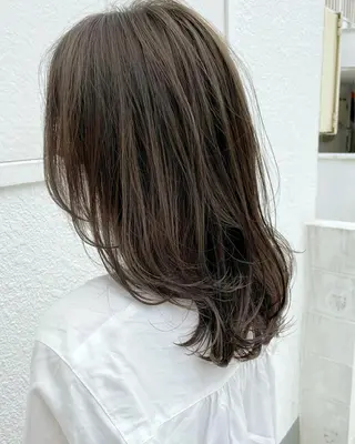 セミロング peige 斉藤✨大人ヘアー✨のヘアスタイル