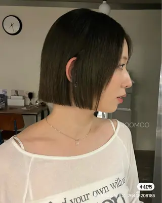 ショート 韓国ボブ/ハッシュ カットKIRAのヘアスタイル