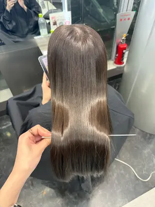 ロング カラー 韓国ヘア🖤/透明感 shihoのヘアスタイル