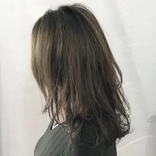 セミロング カラー K-POP好き美容師 🇰🇷Kai.Yのヘアスタイル