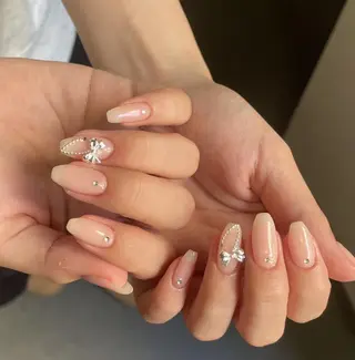 ネイル By moonネイル 🌷ワンホン/韓国風のネイルデザイン