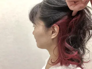 セミロング カラー 伊勢崎/nap hair 栗原大輔のヘアスタイル