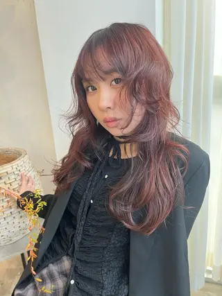 セミロング 💜ness/くるみ /メンズカットのヘアスタイル