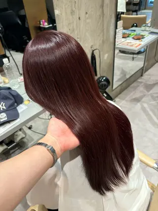 ロング カラー mina🪐立川駅/ 無料ショートカットのヘアスタイル