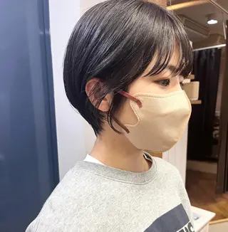 ショート カラー Hareru 豊田 修廣のヘアスタイル