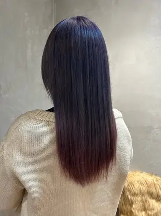 ロング カラー ヘアアレンジ 京都駅前 🎀あかりのヘアスタイル