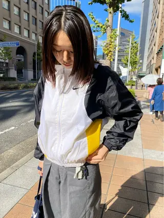 セミロング イシマル ナオヤのヘアスタイル