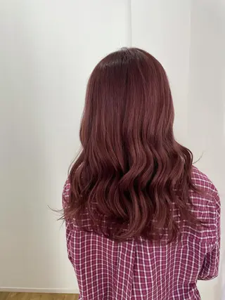 セミロング 山本 愛永のヘアスタイル