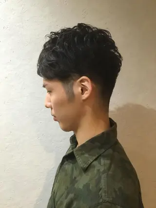 パーマ メンズ 吉岡 昌吾のヘアスタイル